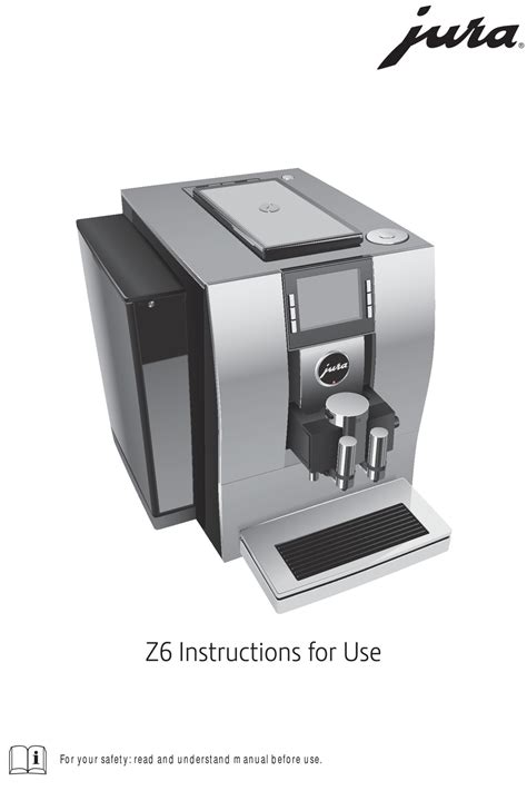 jura z6 installation instructions